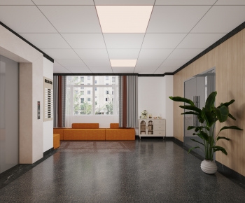 Modern Office Elevator Hall-ID:188613898