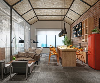 Modern Office Tea Room-ID:685087927