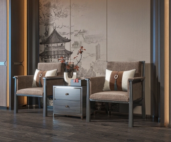 New Chinese Style Lounge Chair-ID:480854036