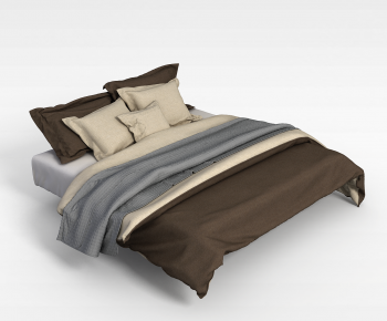 Modern Double Bed-ID:724298955