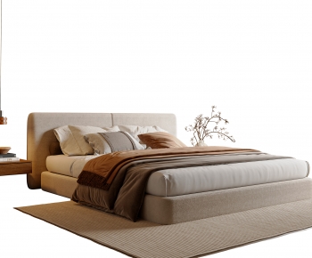 Modern Double Bed-ID:535299857