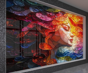 Modern TV Wall-ID:814569002