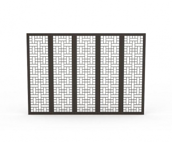 Chinese Style Wooden Screen Partition-ID:921238906