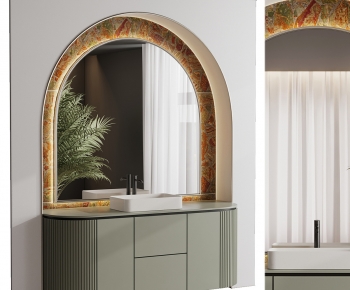 Modern Bathroom Cabinet-ID:814560896