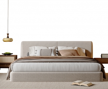 Modern Double Bed-ID:723498112