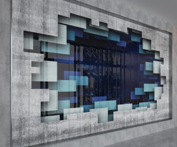 Modern TV Wall-ID:647964959