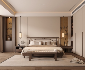 New Chinese Style Bedroom-ID:567079078