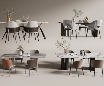 Modern Dining Table And Chairs-ID:789645912
