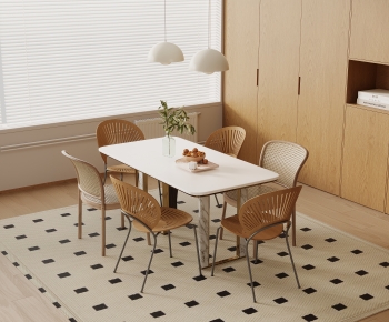 Modern Dining Table And Chairs-ID:662902128