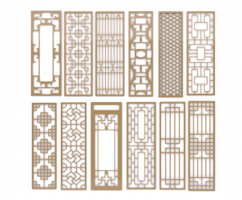 New Chinese Style Wooden Screen Partition-ID:172656067