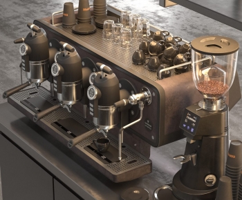 Modern Kitchen Electric Coffee Machine-ID:162590989