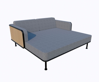 Modern Double Bed-ID:619293931