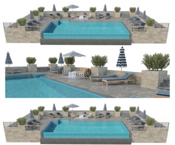 Modern Swimming Pool-ID:107711084