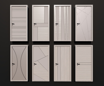 Modern Single Door-ID:432389021