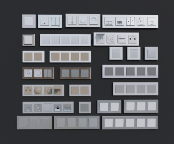 Modern Switch Socket Panel-ID:969903951
