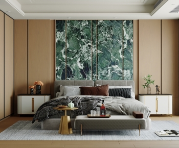 Modern Double Bed-ID:169498916