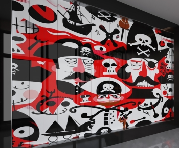 Modern TV Wall-ID:380980971