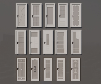 Modern Single Door-ID:713698962