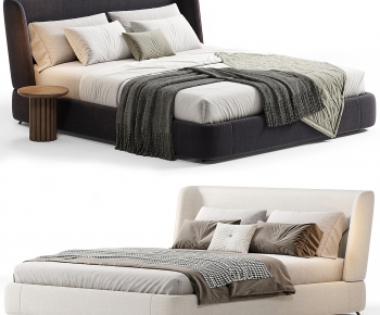 Modern Double Bed-ID:393170122