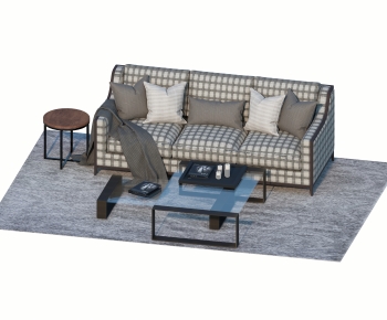 Modern Three-seat Sofa-ID:430408005