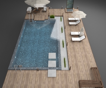 Modern Swimming Pool-ID:829576022