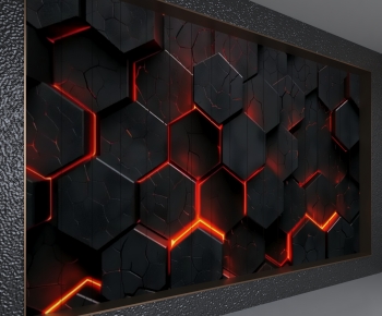Industrial Style TV Wall-ID:971341149