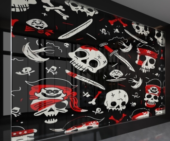 Modern TV Wall-ID:529624944