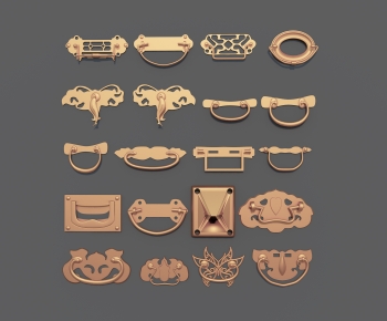 Chinese Style Door Handle-ID:909977919