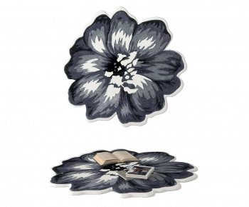 现代花朵造型地毯-ID:702812919