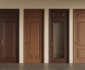 New Chinese Style Single Door-ID:302489045