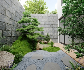Modern Courtyard/landscape-ID:384675031