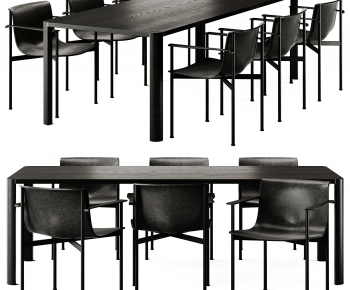 Modern Dining Table And Chairs-ID:677202947