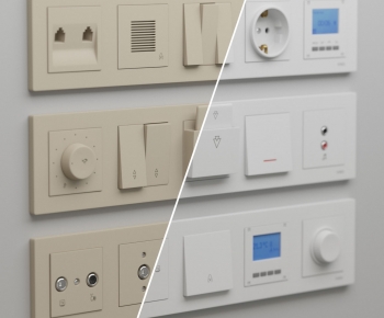 Modern Switch Socket Panel-ID:184433942