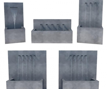 Modern Rockery Waterscape-ID:300412893