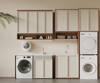 French Style Laundry Cabinet-ID:150573024