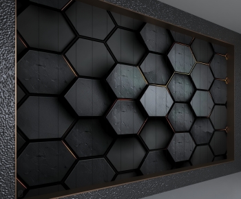 Industrial Style TV Wall-ID:779758932