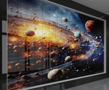 Modern TV Wall-ID:639616018