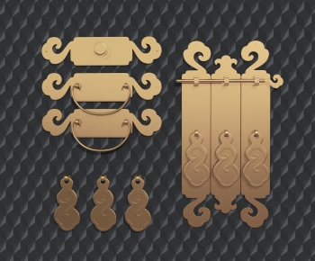 Chinese Style Door Handle-ID:308559897