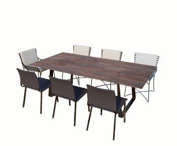 Modern Dining Table And Chairs-ID:395284894