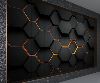 Industrial Style TV Wall-ID:609304901