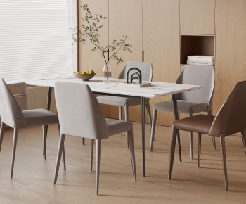 Modern Dining Table And Chairs-ID:222506054