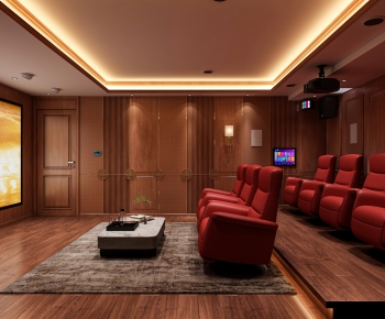 Chinese Style Audiovisual Room-ID:120780947