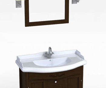 European Style Bathroom Cabinet-ID:248585948