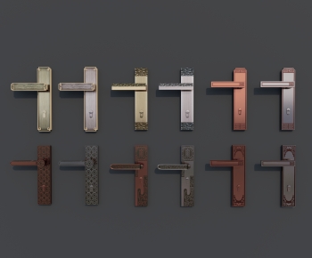 New Chinese Style Door Handle-ID:848701003