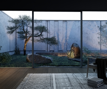 Japanese Style Courtyard/landscape-ID:998368021