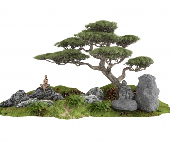 New Chinese Style Plant Landscaping-ID:847121008