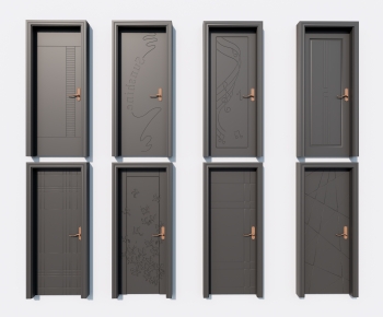 Modern Single Door-ID:206022983