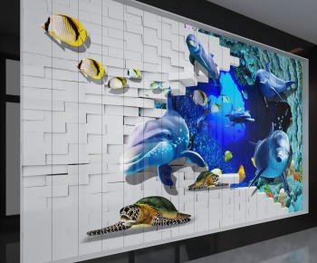 Modern TV Wall-ID:749635933