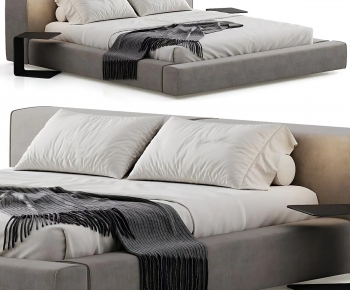 Modern Double Bed-ID:695481061