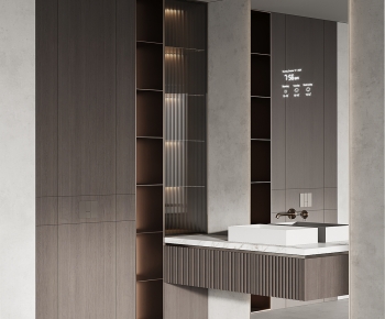 Modern Bathroom Cabinet-ID:502827889